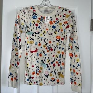 Hanna Andersson Animal & Floral Print Pajama Top